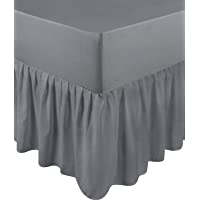 Utopia Bedding Falda De Cama con Volantes - Cama 90 - Extra Profundas (Ajuste De Caja 25 cm + 40 cm Volantes Caída…